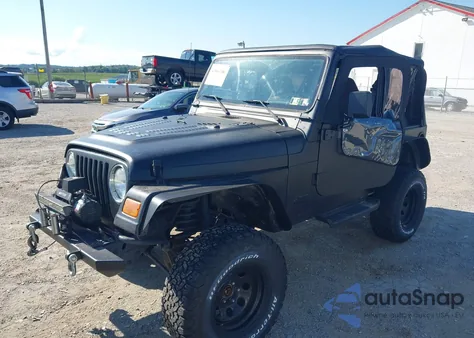 2000 Jeep Wrangler Sport from USA, damaged, VIN 1J4FA49S8YP775825